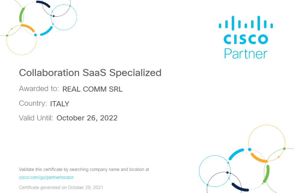 CISCO Collaboration SaaS Specialized