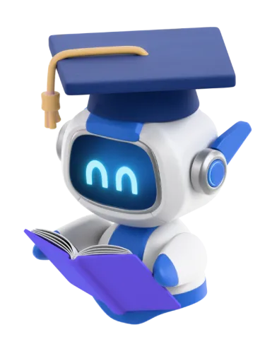 Robot che legge un libro