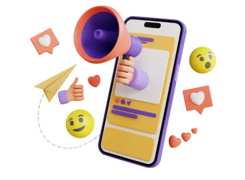 Cellulare con news e post